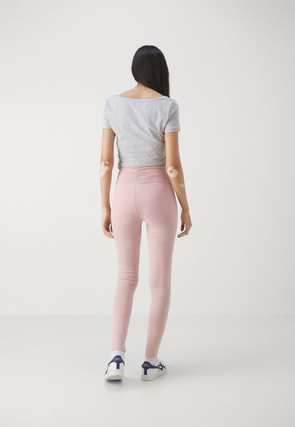  3 PACK - Leggings - Trousers - Black/taupe/light Pink