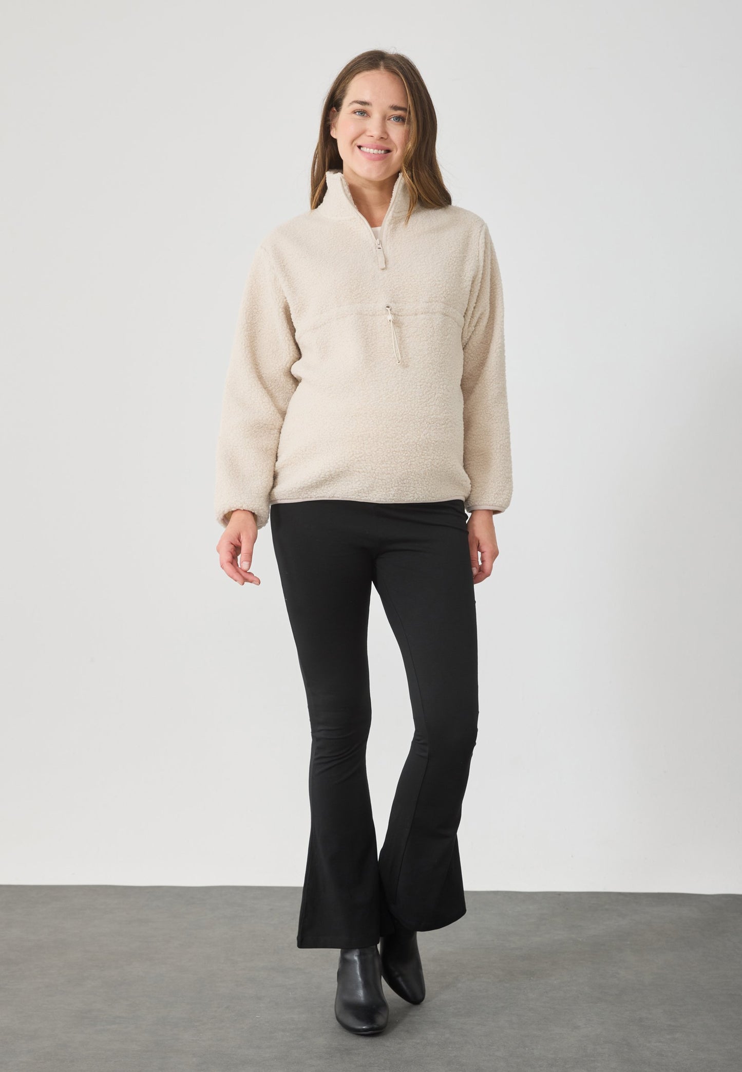  Fleece Jumper - 13-0003 Tcx Oatmilk