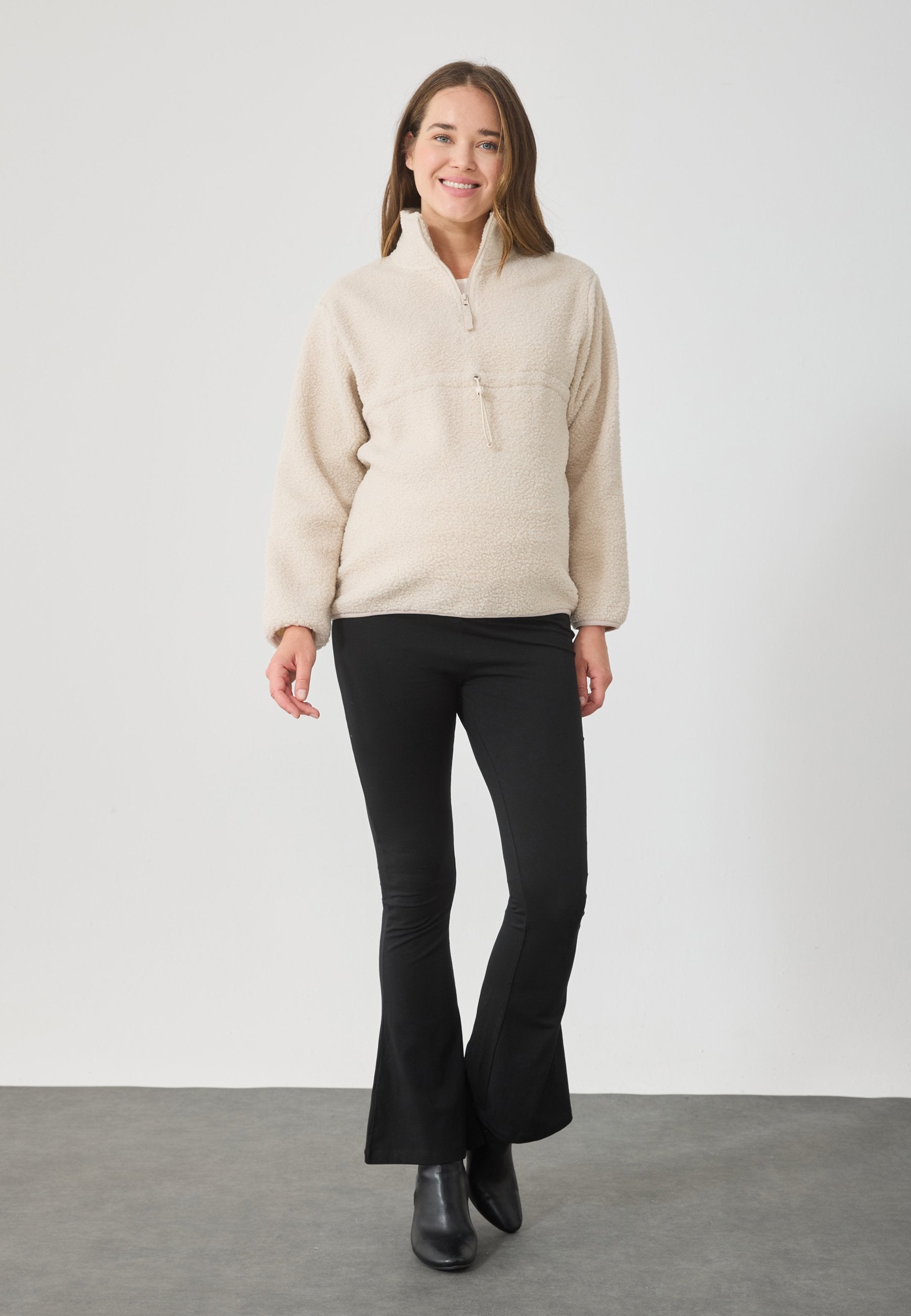  Fleece Jumper - 13-0003 Tcx Oatmilk