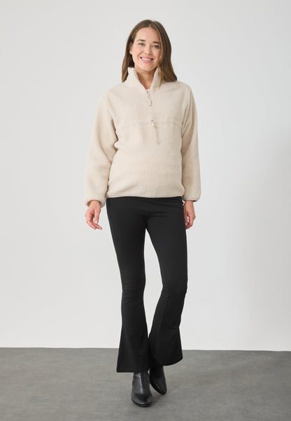  Fleece Jumper - 13-0003 Tcx Oatmilk