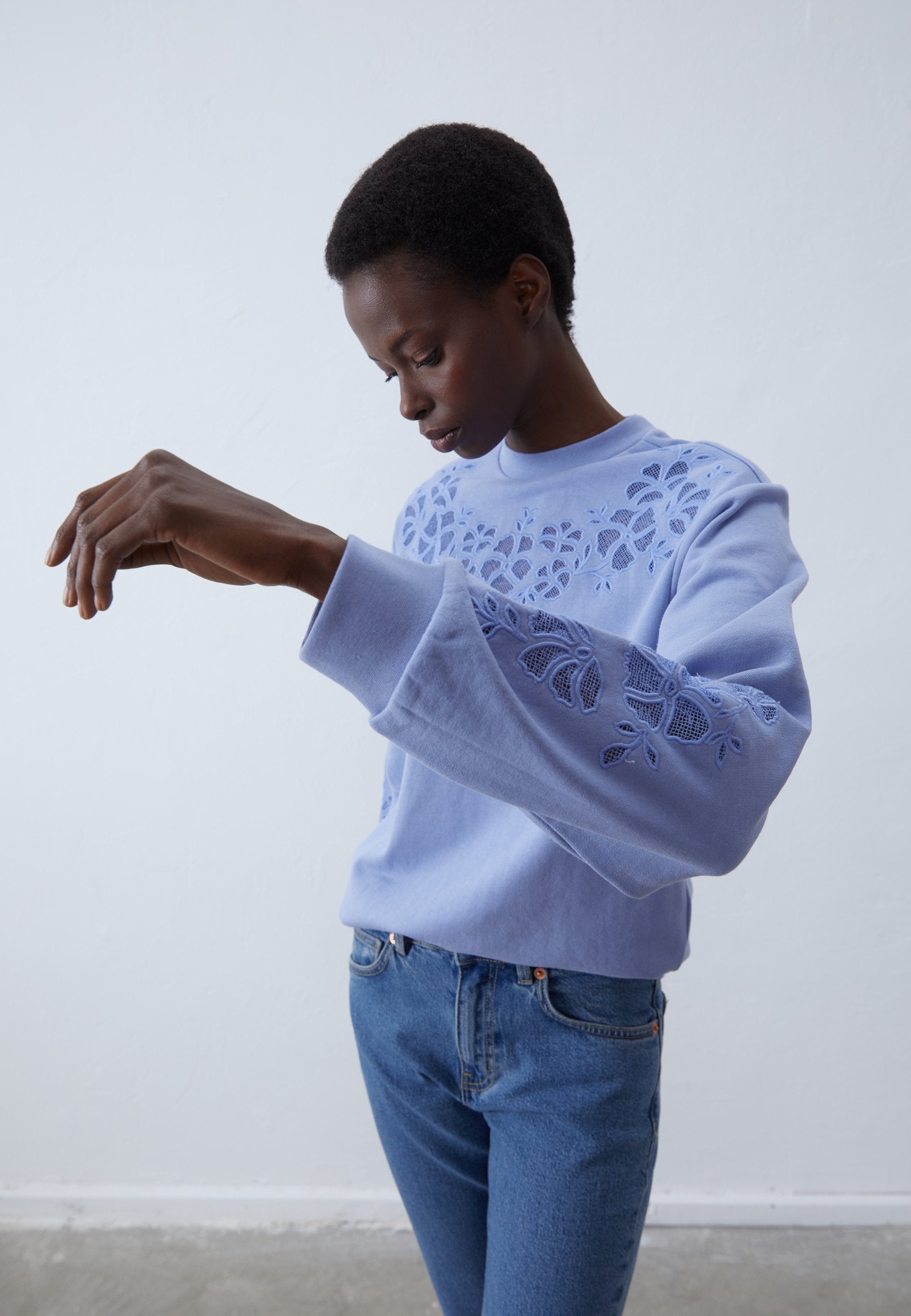 Anna Field Sweatshirt - Light Blue
