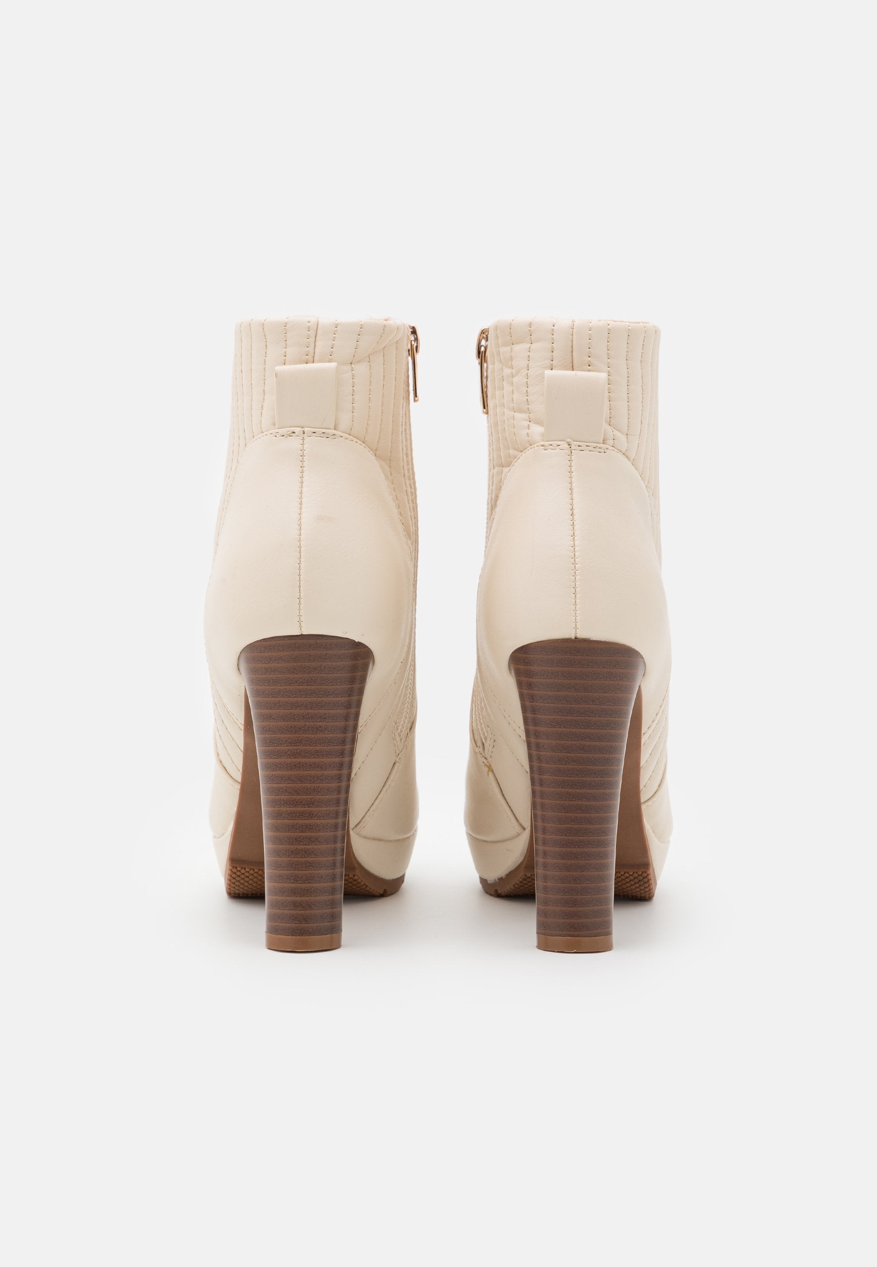 Anna Field Platform Ankle Boots - Offwhite