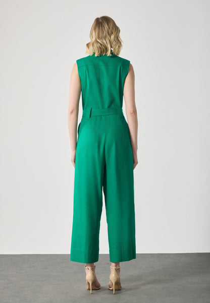 Anna Field LINEN JUMPSUIT - Jumpsuit - Green