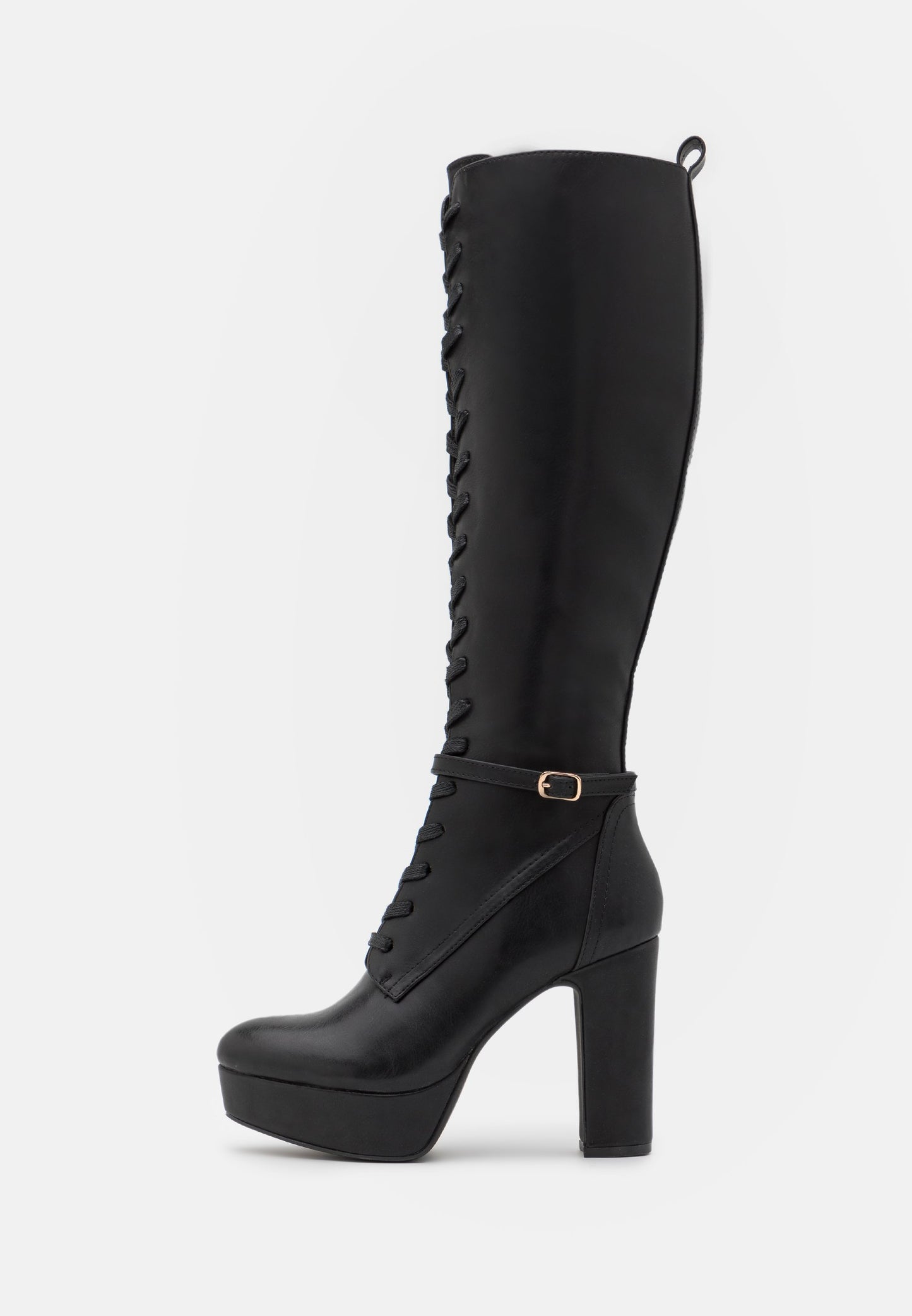 Anna Field Lace-Up Boots - Black