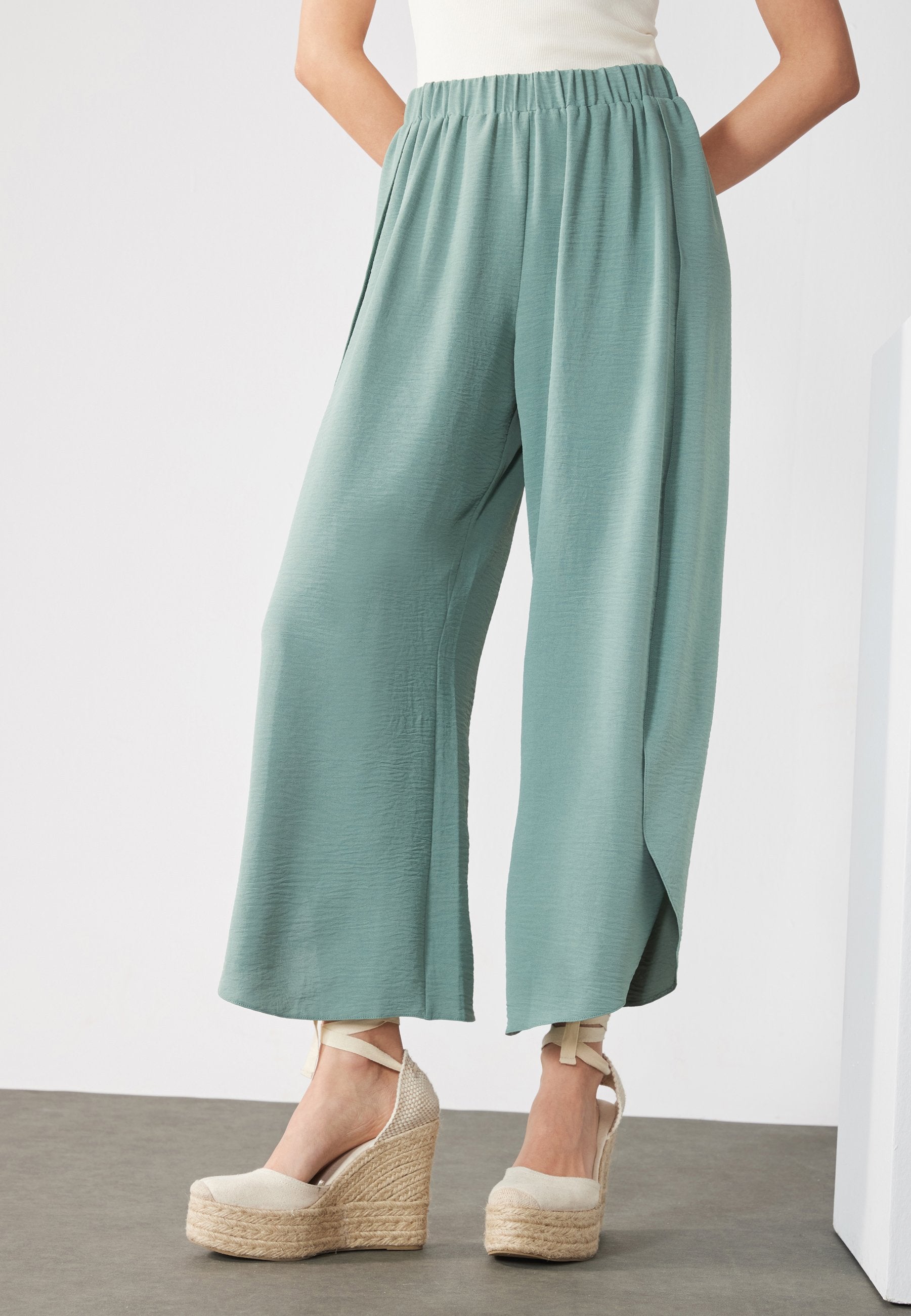 Anna Field Trousers - Duck Egg