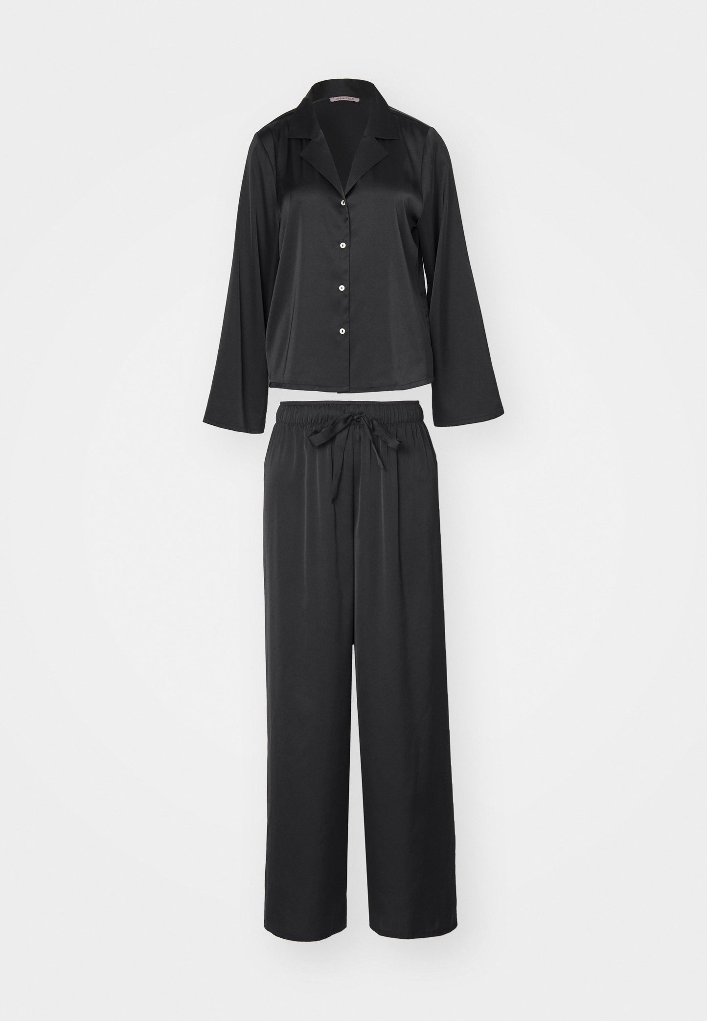 Anna Field WIDE LEG - Pyjama Set - Black