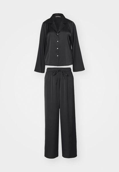 Anna Field WIDE LEG - Pyjama Set - Black