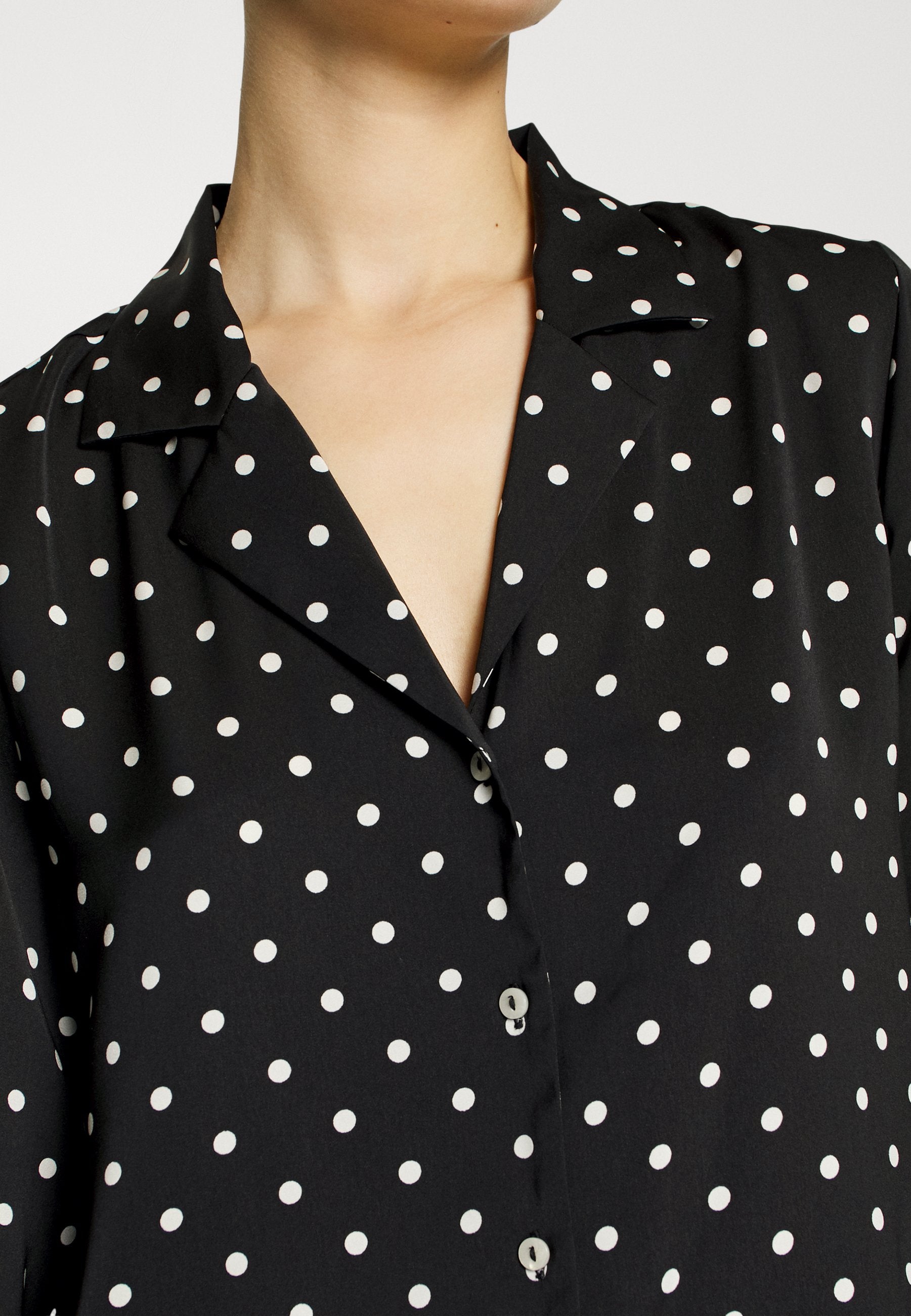Anna Field Pyjama Set - Black/Off-White