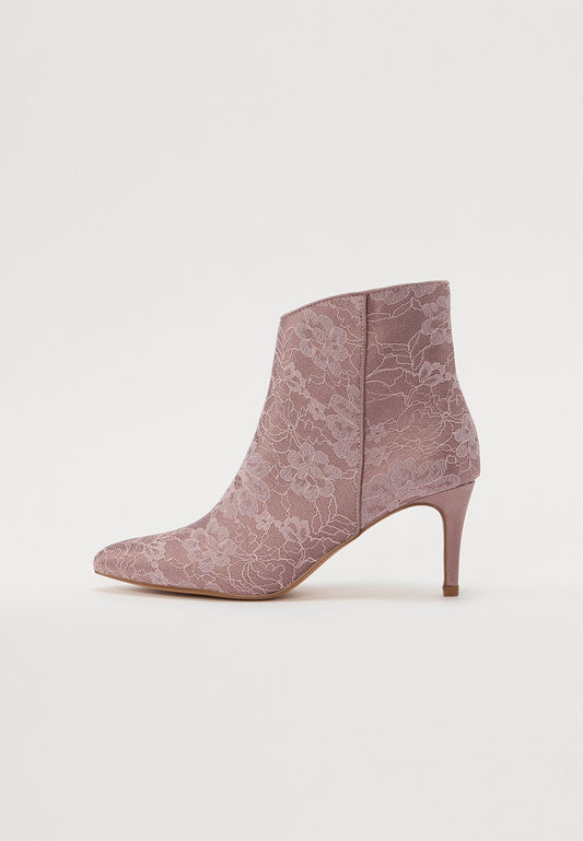 Anna Field High Heeled Ankle Boots - Pink