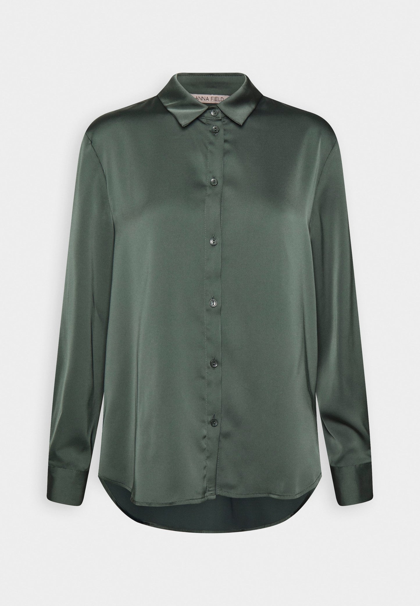 Anna Field Button-Down Blouse - Olive