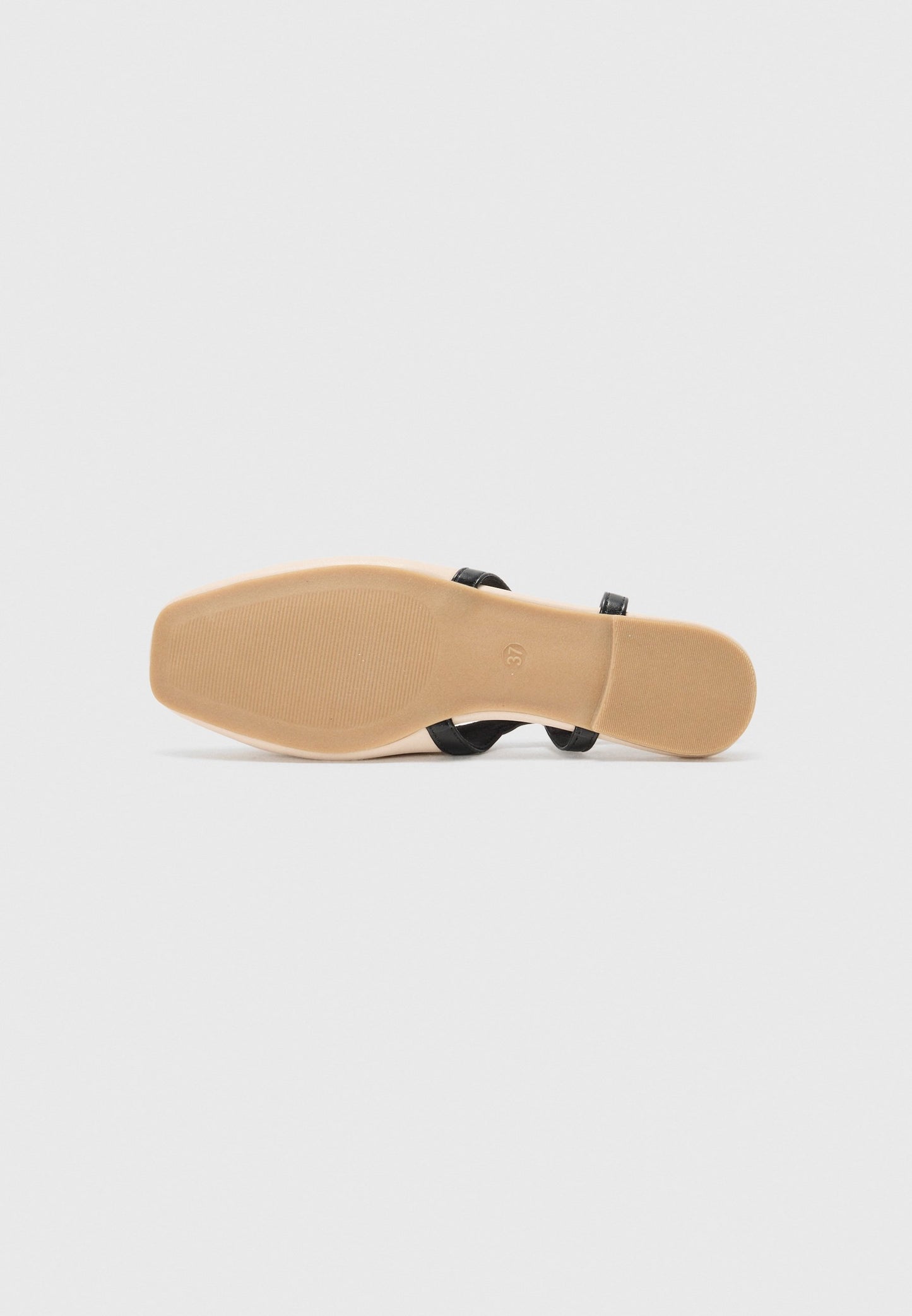 Anna Field Slingback Ballet Pumps - Off White/black