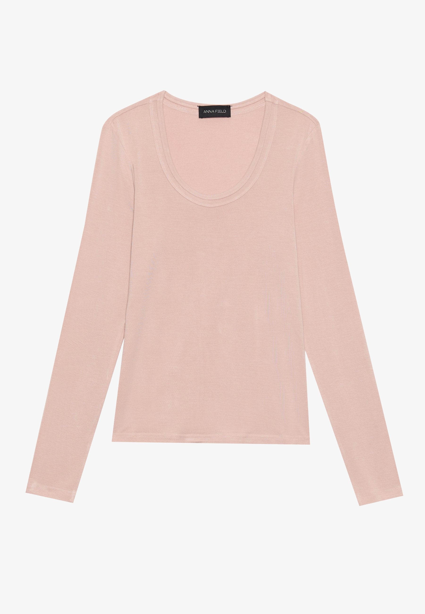 Anna Field 3 PACK - Long Sleeved Top - Rose Smoke/dark Olive/black