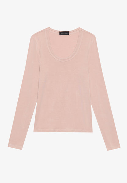 Anna Field 3 PACK - Long Sleeved Top - Rose Smoke/dark Olive/black