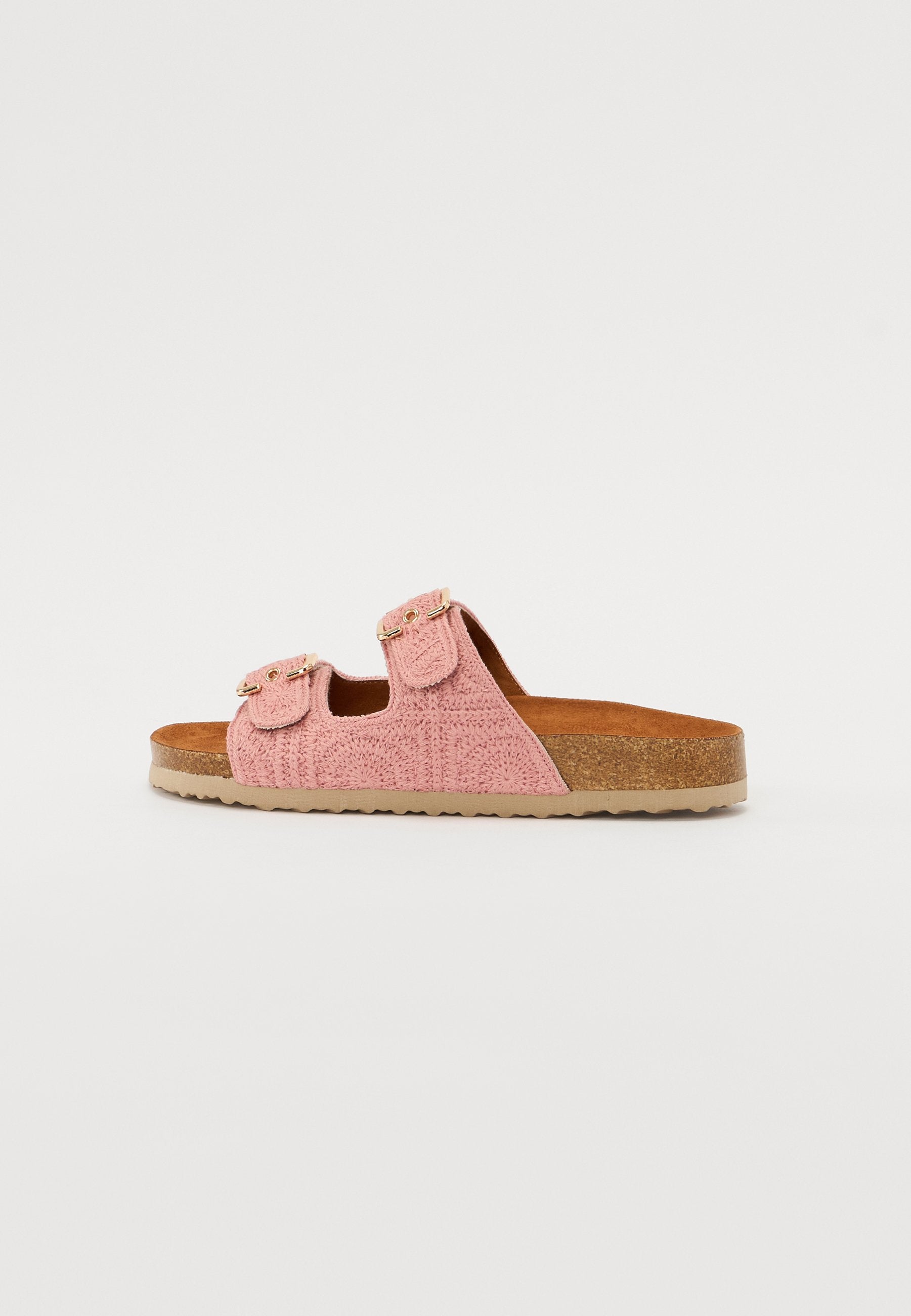 Anna Field Mules - Light Rose