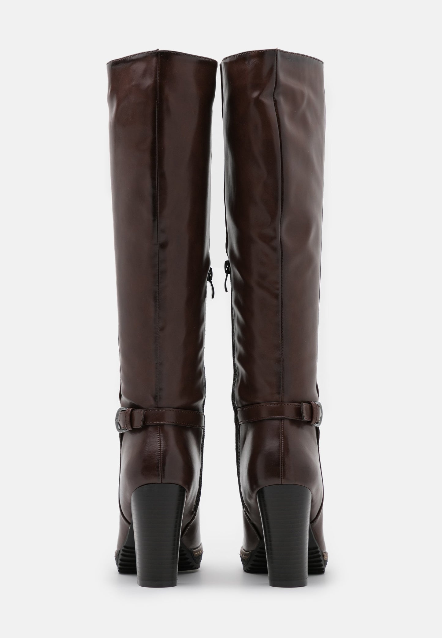 Anna Field High Heeled Boots - Dark Brown