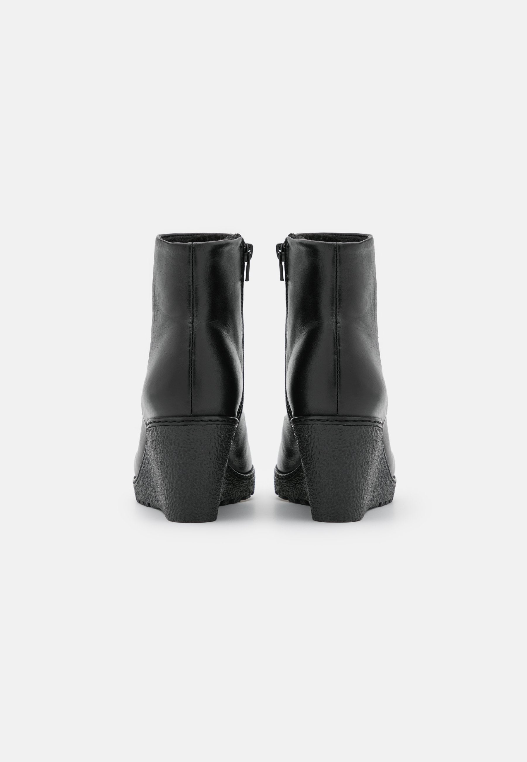 Anna Field Leather Winter Boot - Wedge Ankle Boots