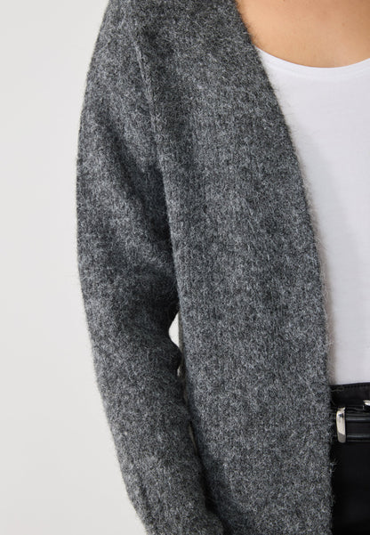 Anna Field Cardigan - Dark Grey Melange