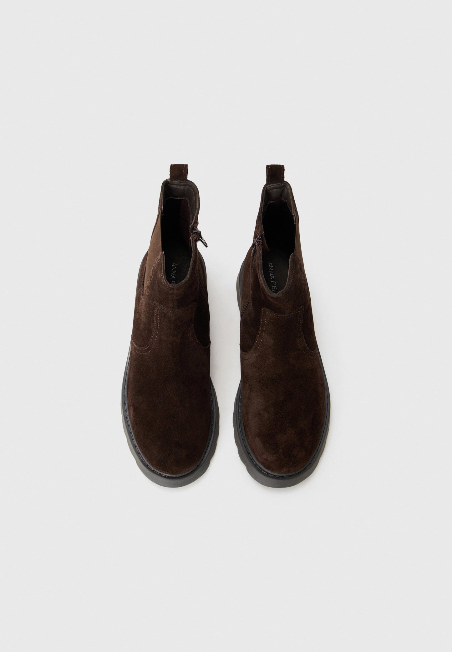 Anna Field LEATHER - Ankle Boots - Dark Brown
