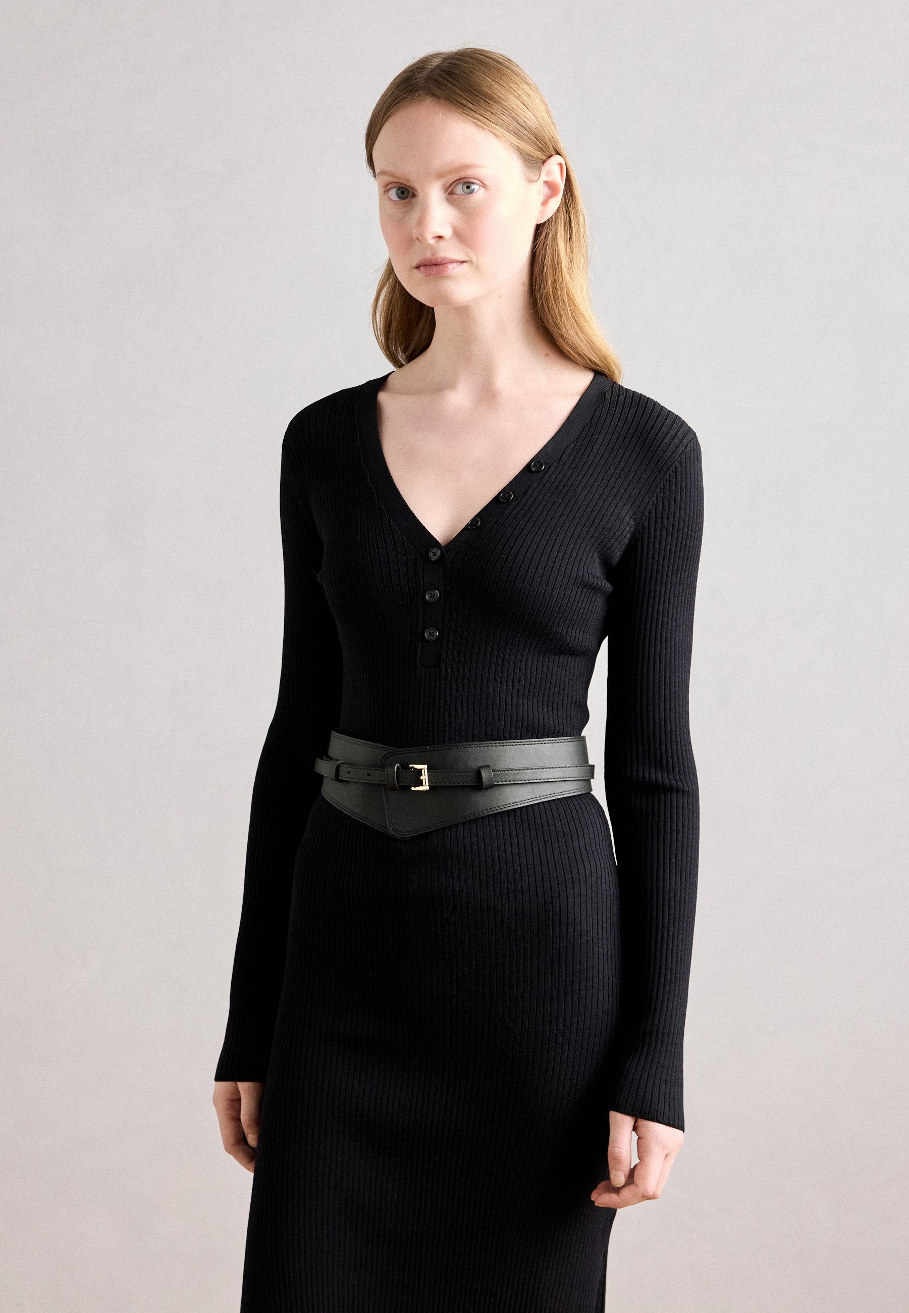 Anna Field LEATHER - Waist Belt - Black
