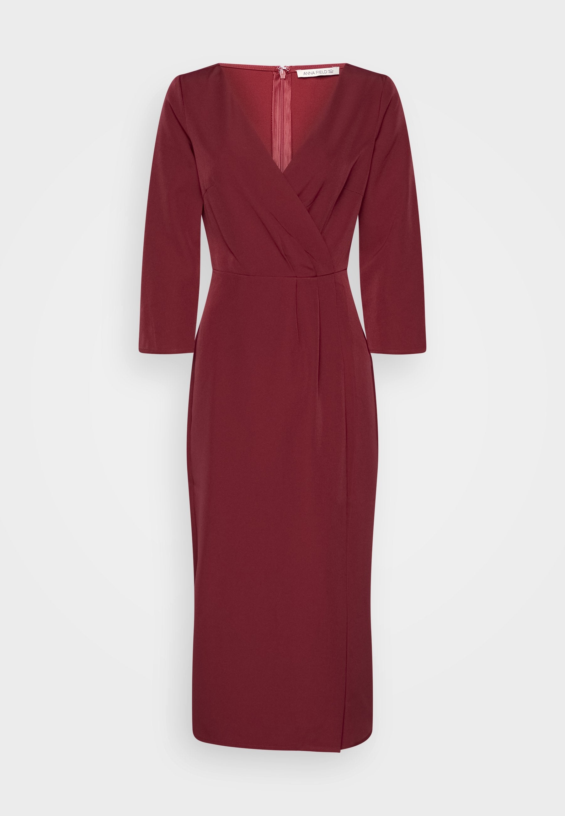  Shift Dress - Dark Red