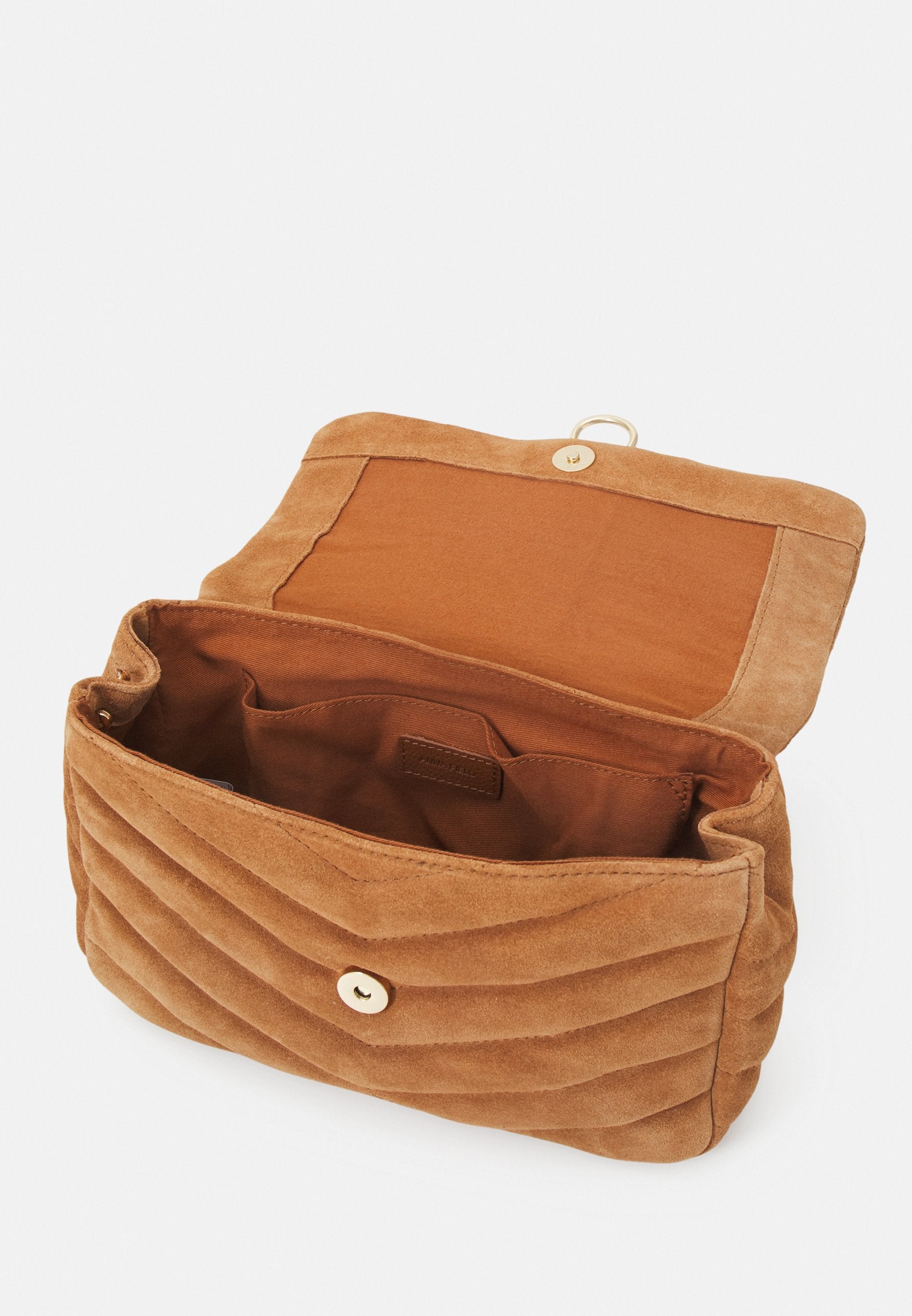 Anna Field Leather - Across Body Bag - Cognac