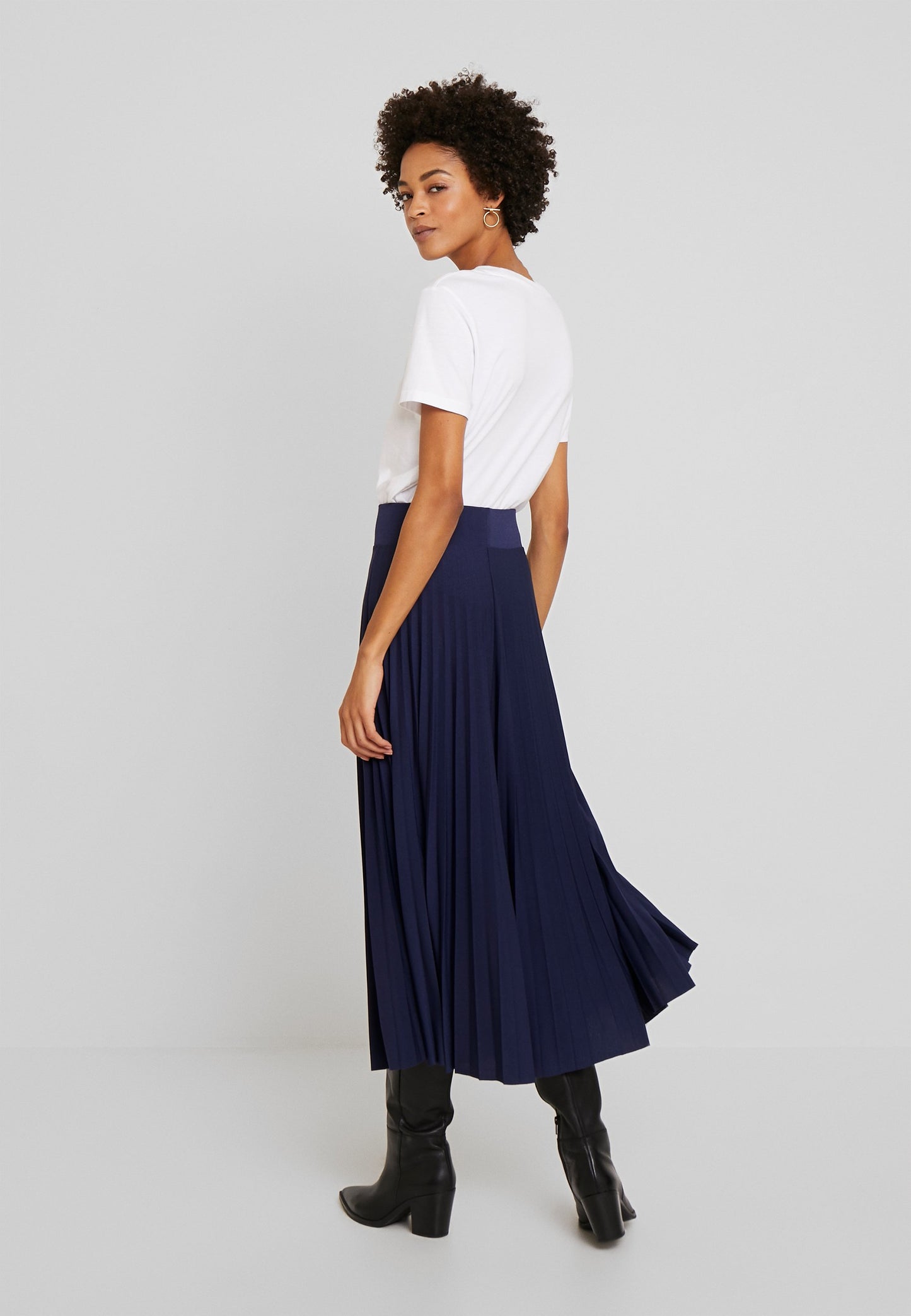 Anna Field Plisse A-Line Midi Skirt - A-Line Skirt