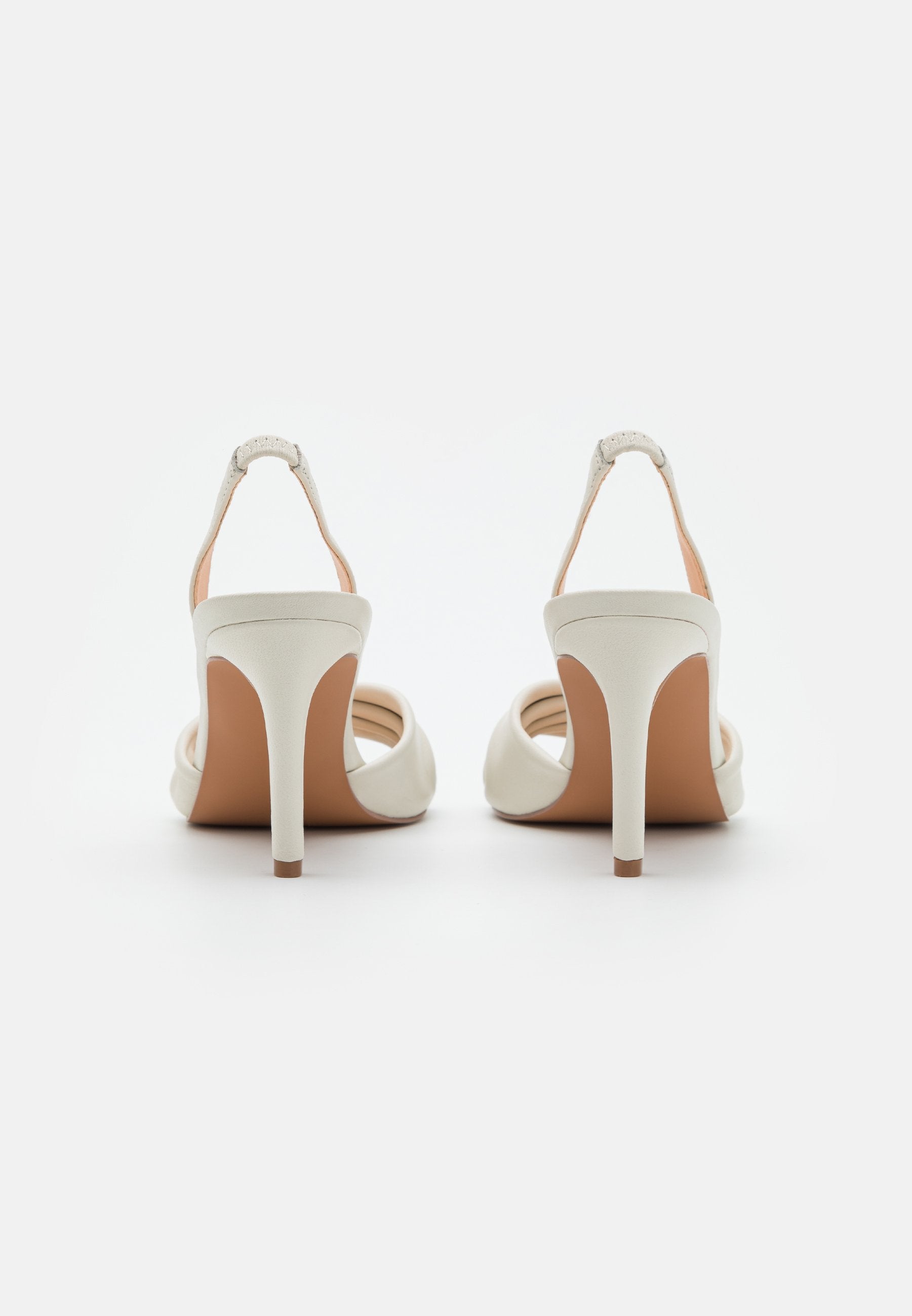 Anna Field Leather- High Heeled Sandals - White