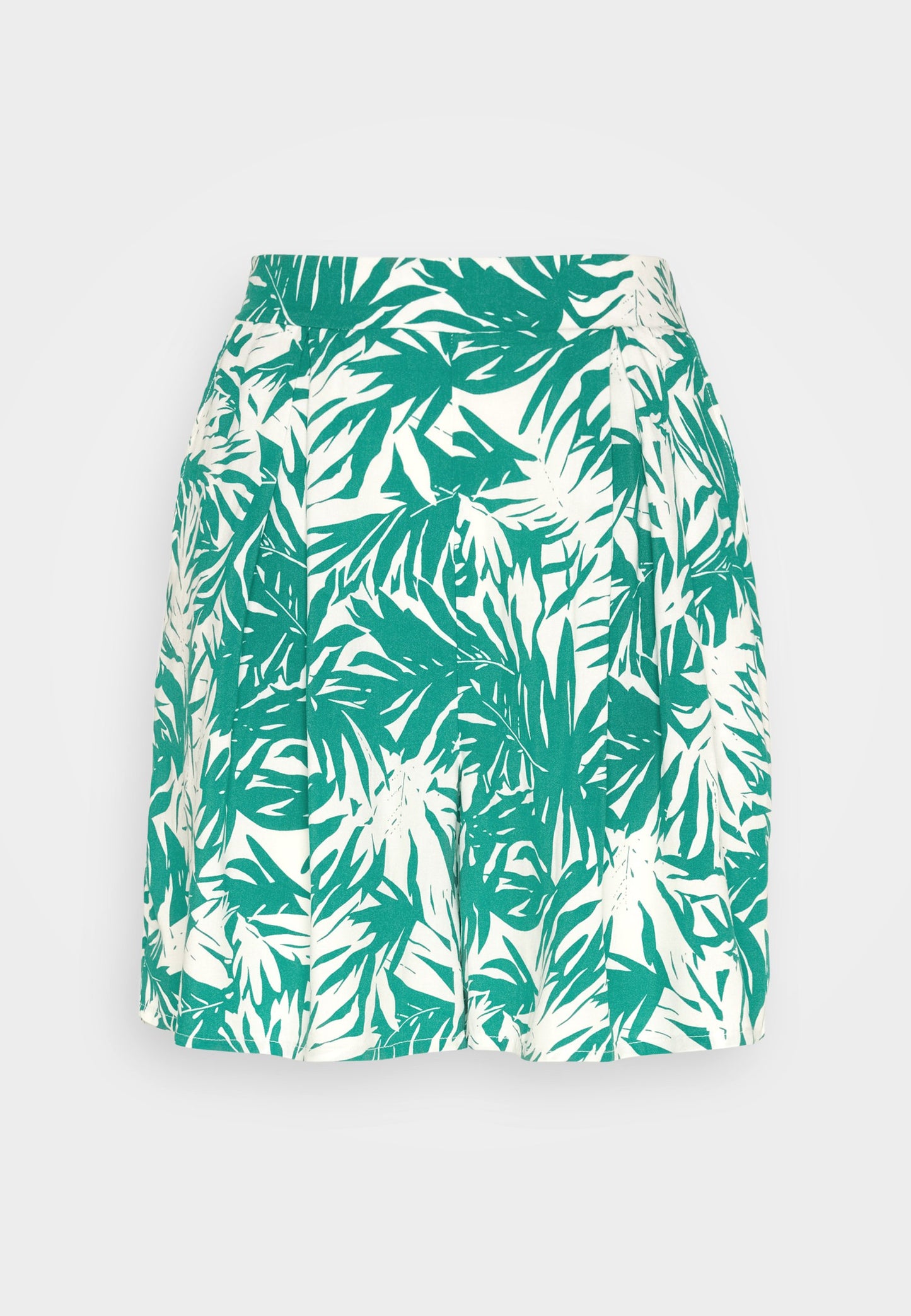 Anna Field Shorts - Green/Off White