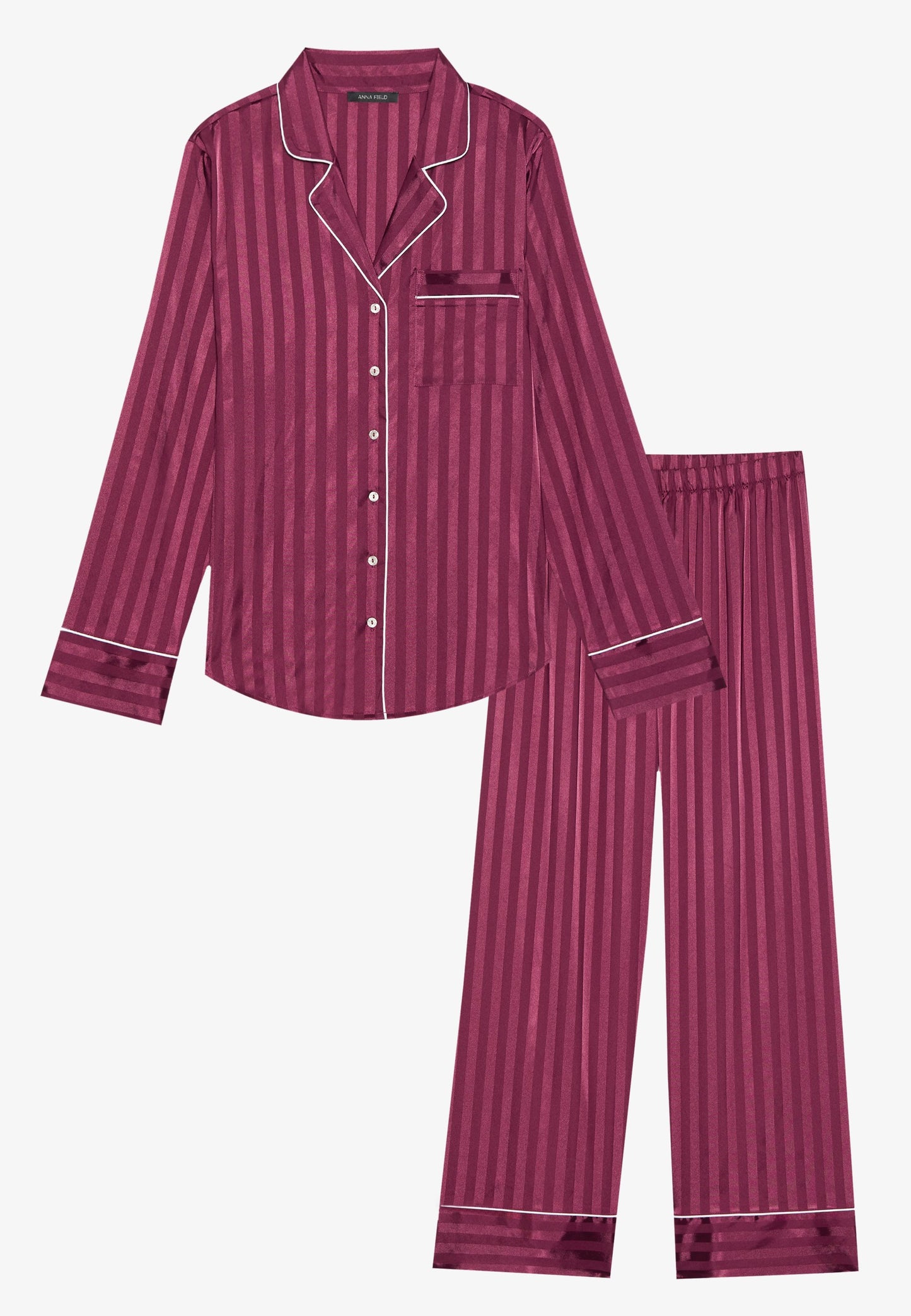 Anna Field SET - Pyjamas - Bordeux