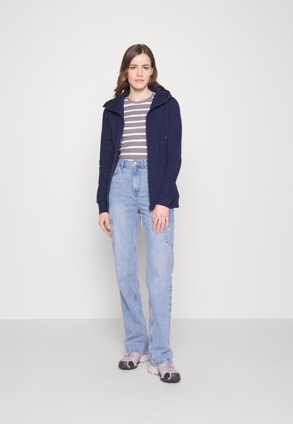  Zip-Up Sweatshirt -Dark Blue