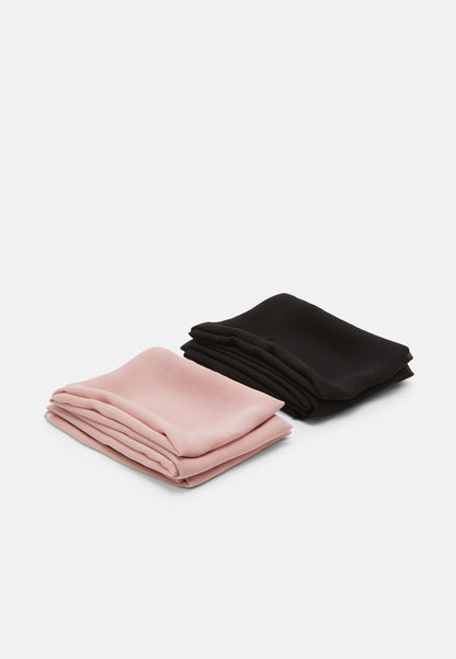 Anna Field 2 Pack - Headscarf - Black/Pink