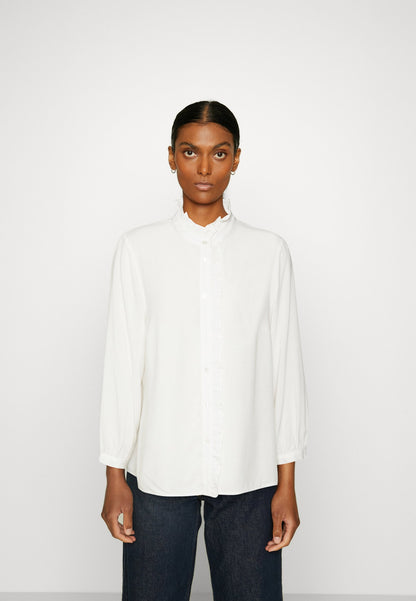 Anna Field Button-Down Blouse -Off-White