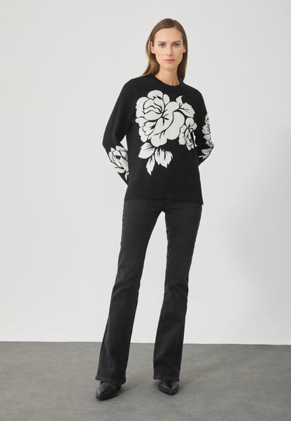Anna Field Jumper - Black_off White