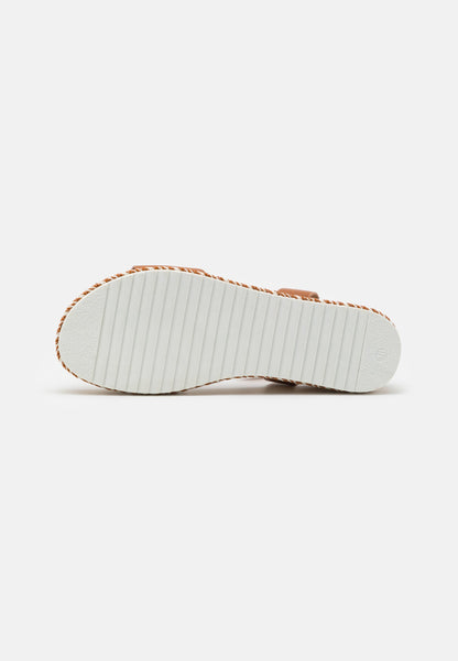 Anna Field Platform Sandals - Cognac