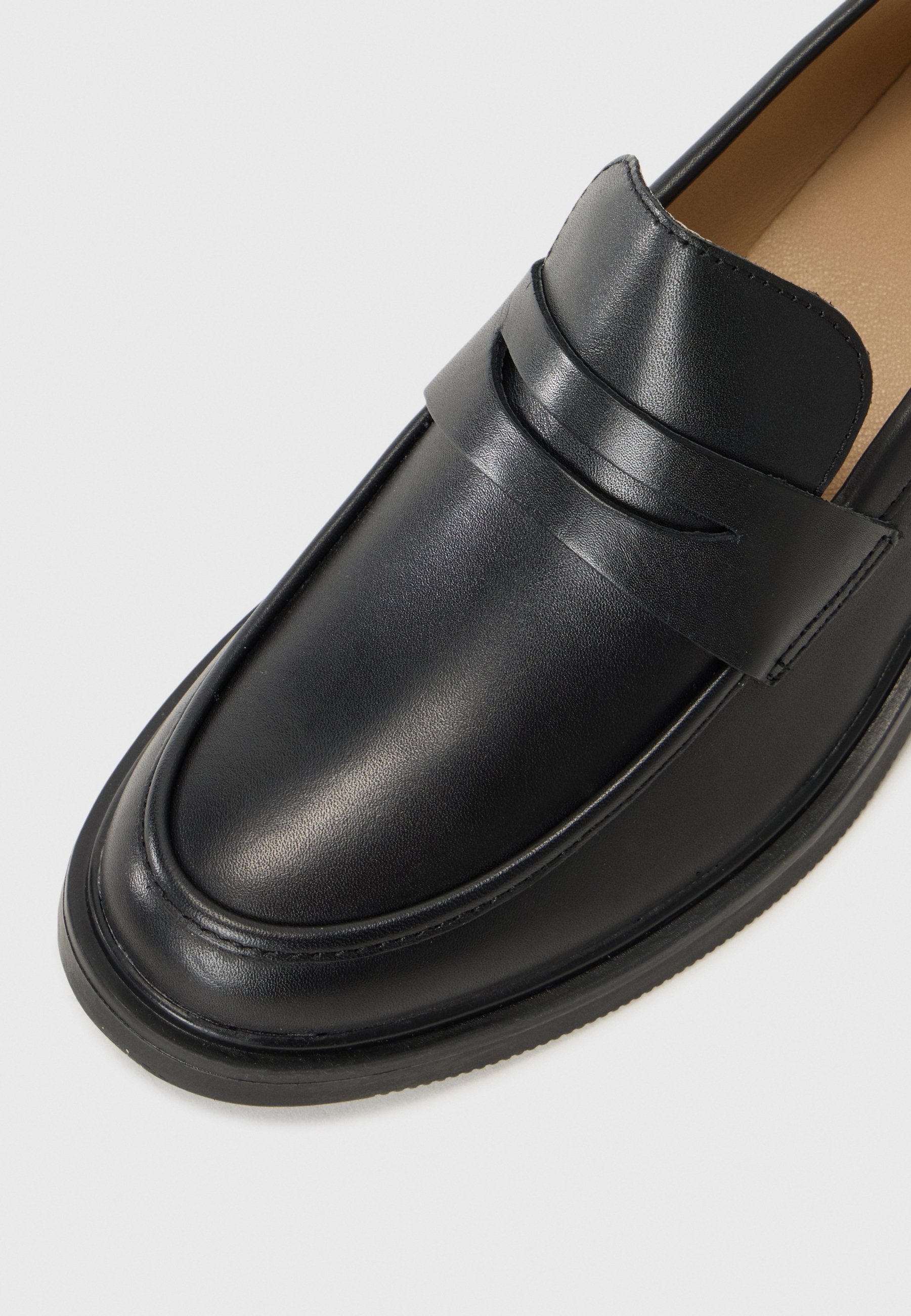 Anna Field LEATHER - Slip-ons - Black