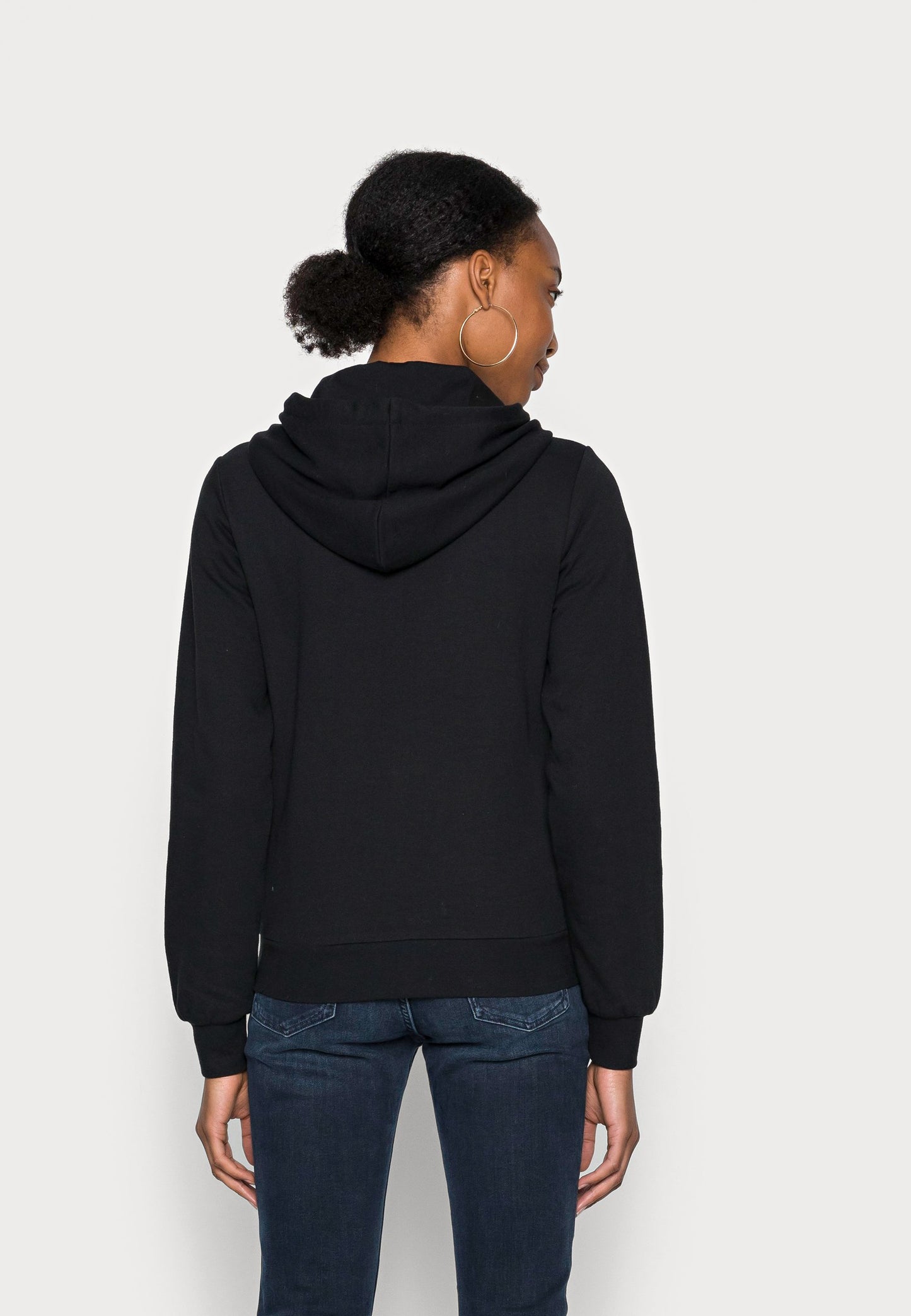 Anna Field Zip-Up Sweatshirt - Black