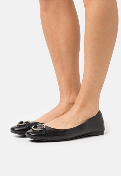 Anna Field Leather - Ballet Pumps - Black