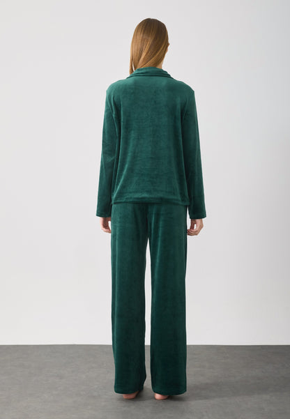 Anna Field SET - Pyjama Set - Dark Green