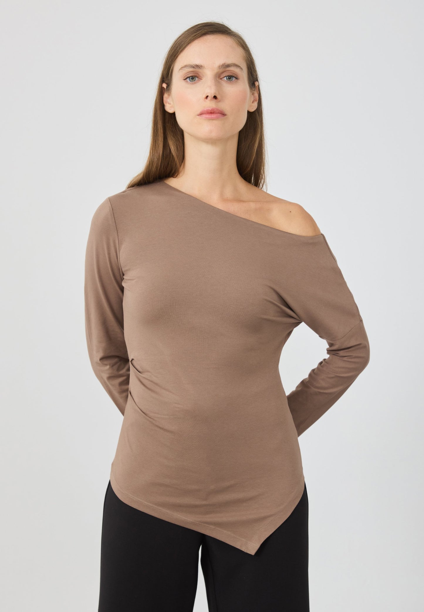 Anna Field Long Sleeved Top - Brown Lentil