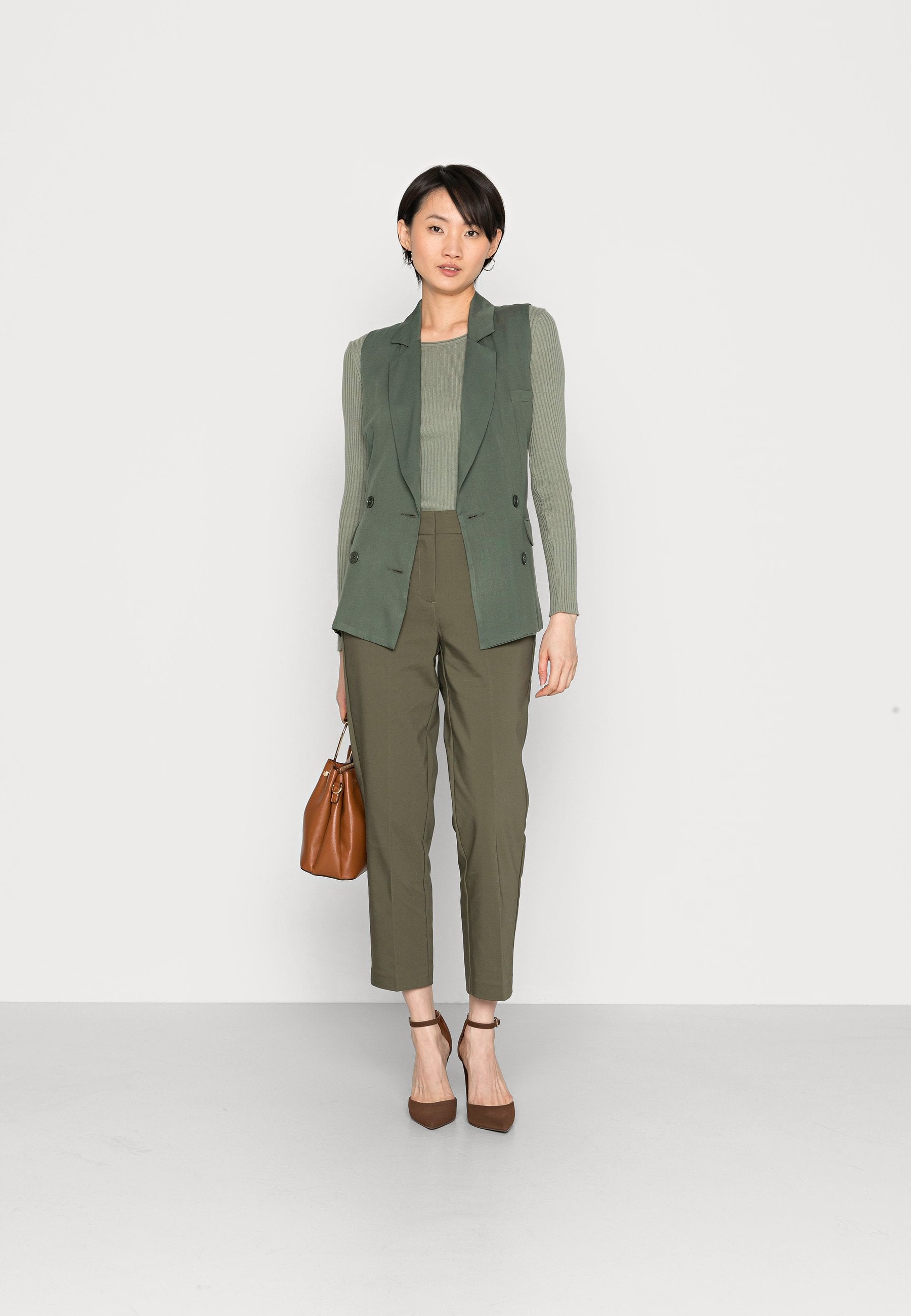 Anna Field Chinos - Dark Green