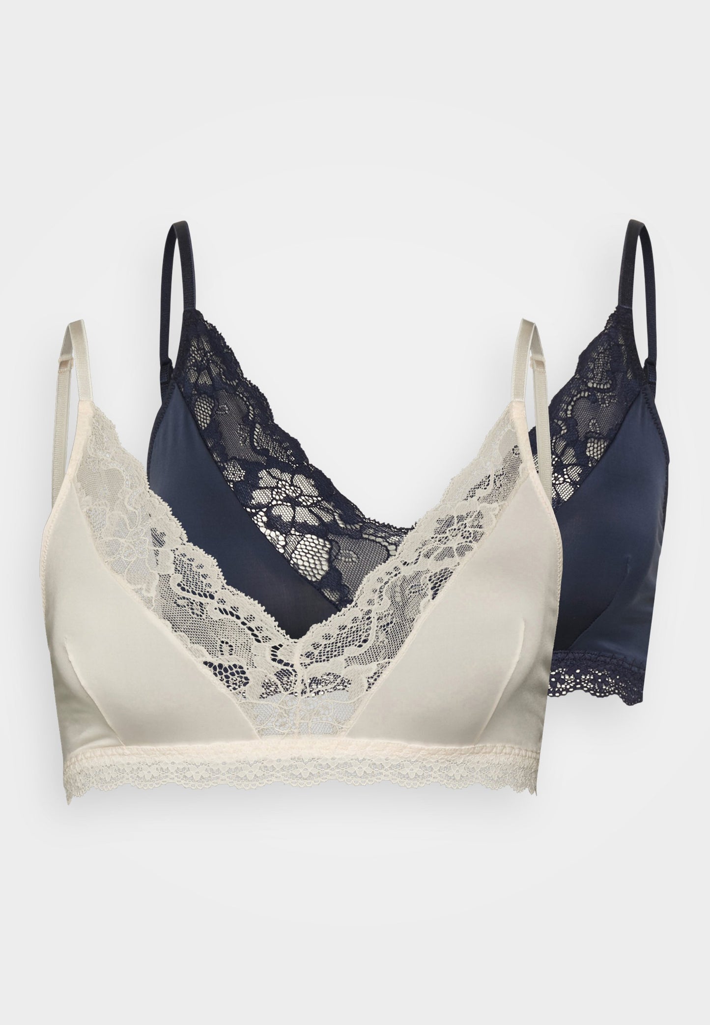 Anna Field 2 Pack - Triangle Bra - Pink/Blue