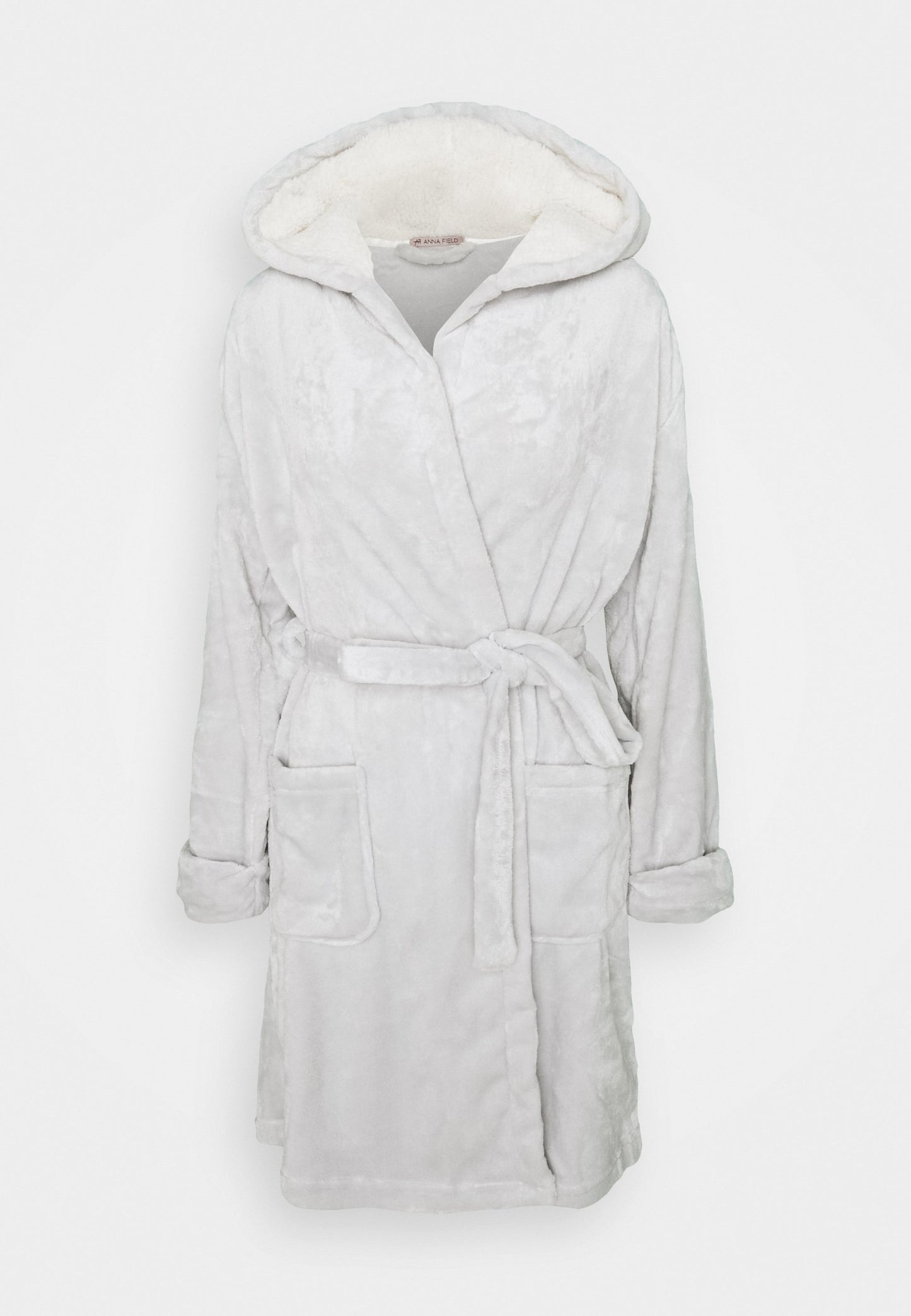 Anna Field Dressing Gown - Grey