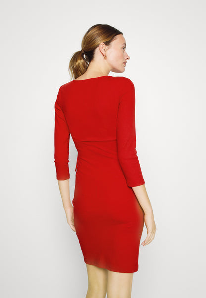 Wrapped Dress - Jersey Dress - Red