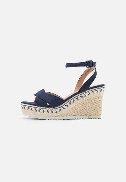 Anna Field Wedge Sandals - Dark Blue