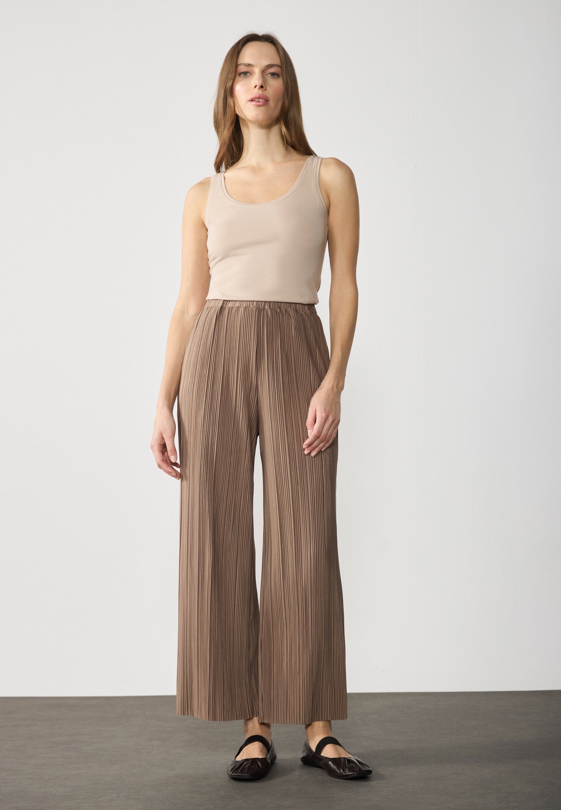 Anna Field Trousers - Taupe Grey