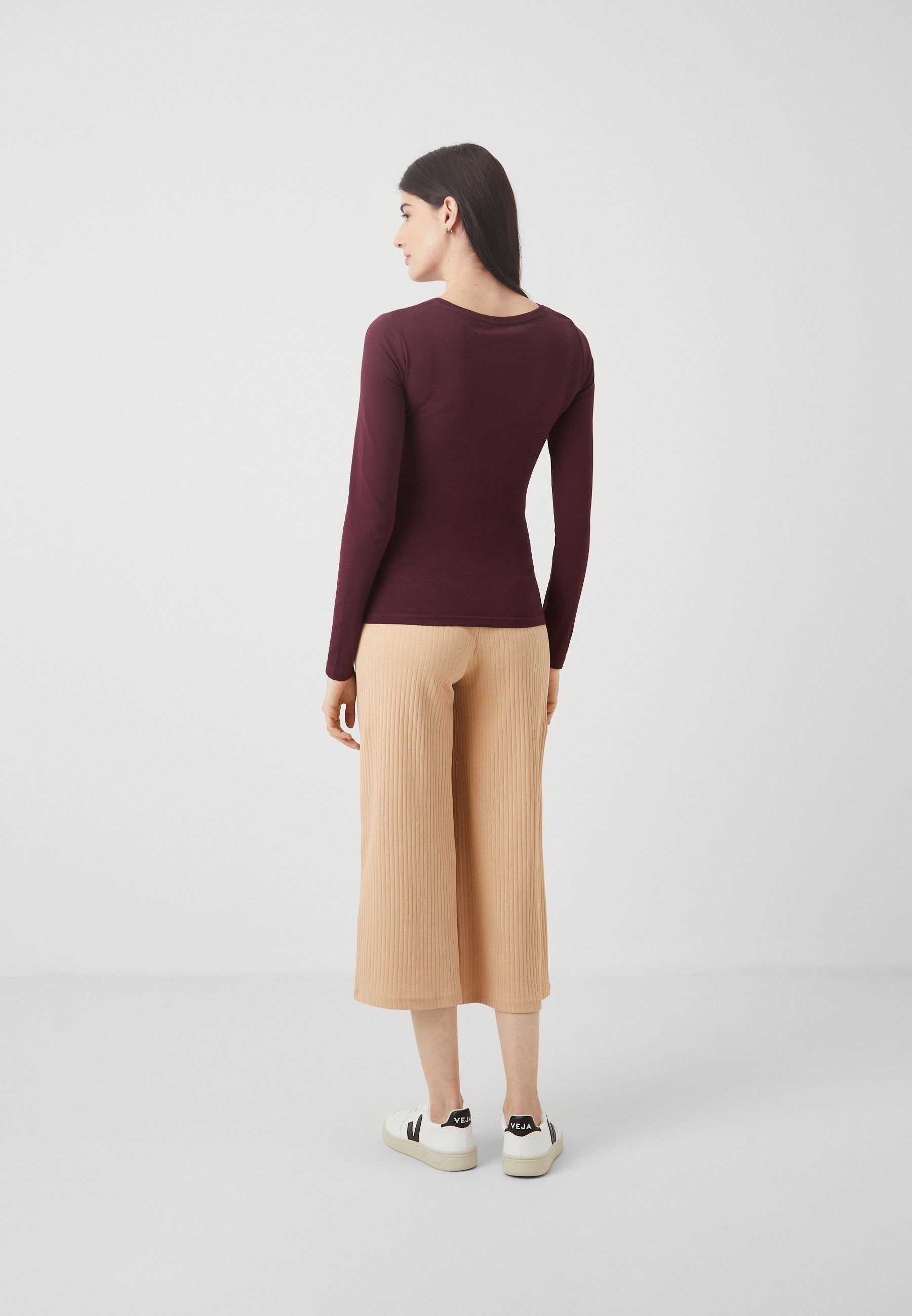  NURSING LONG SLEEVE TOP 2 PACK - Long Sleeved Top - Black/bordeaux