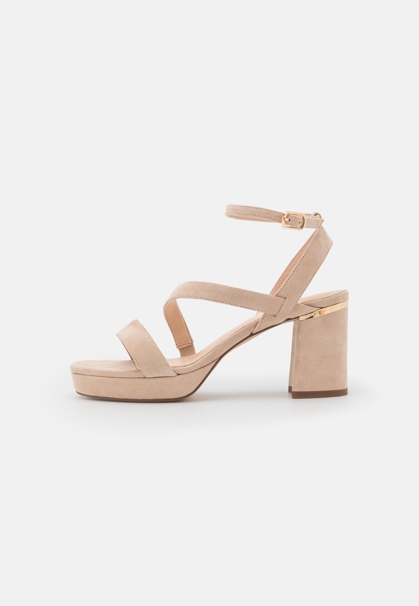  Leather- High Heeled Sandals - Light Pink