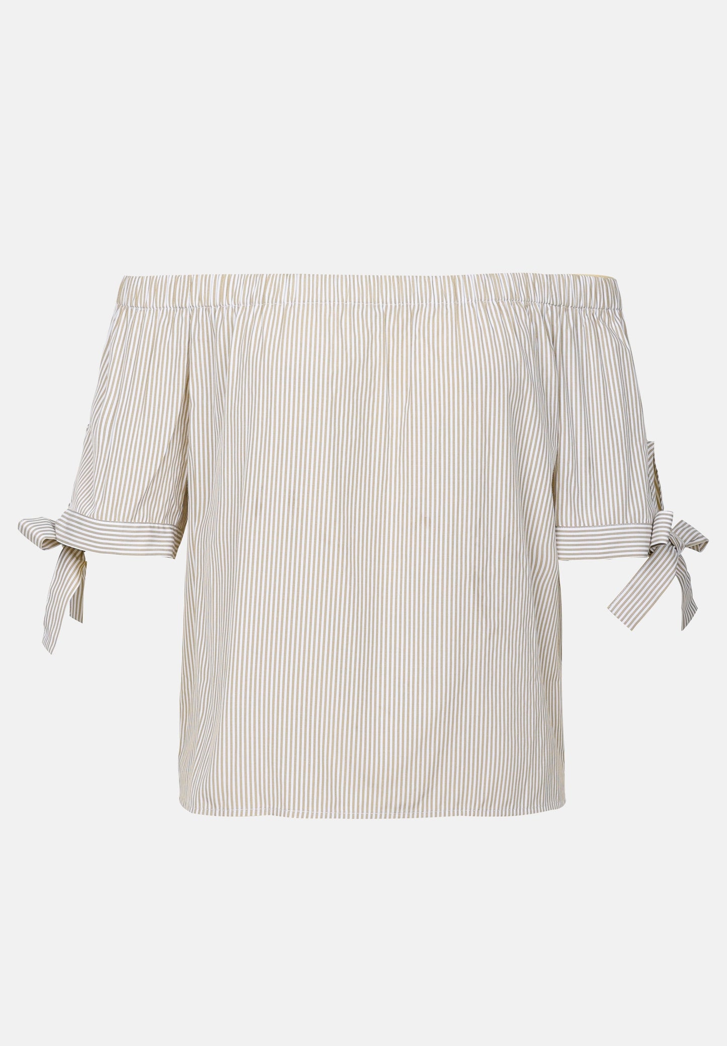 Anna Field Blouse - Khaki/white
