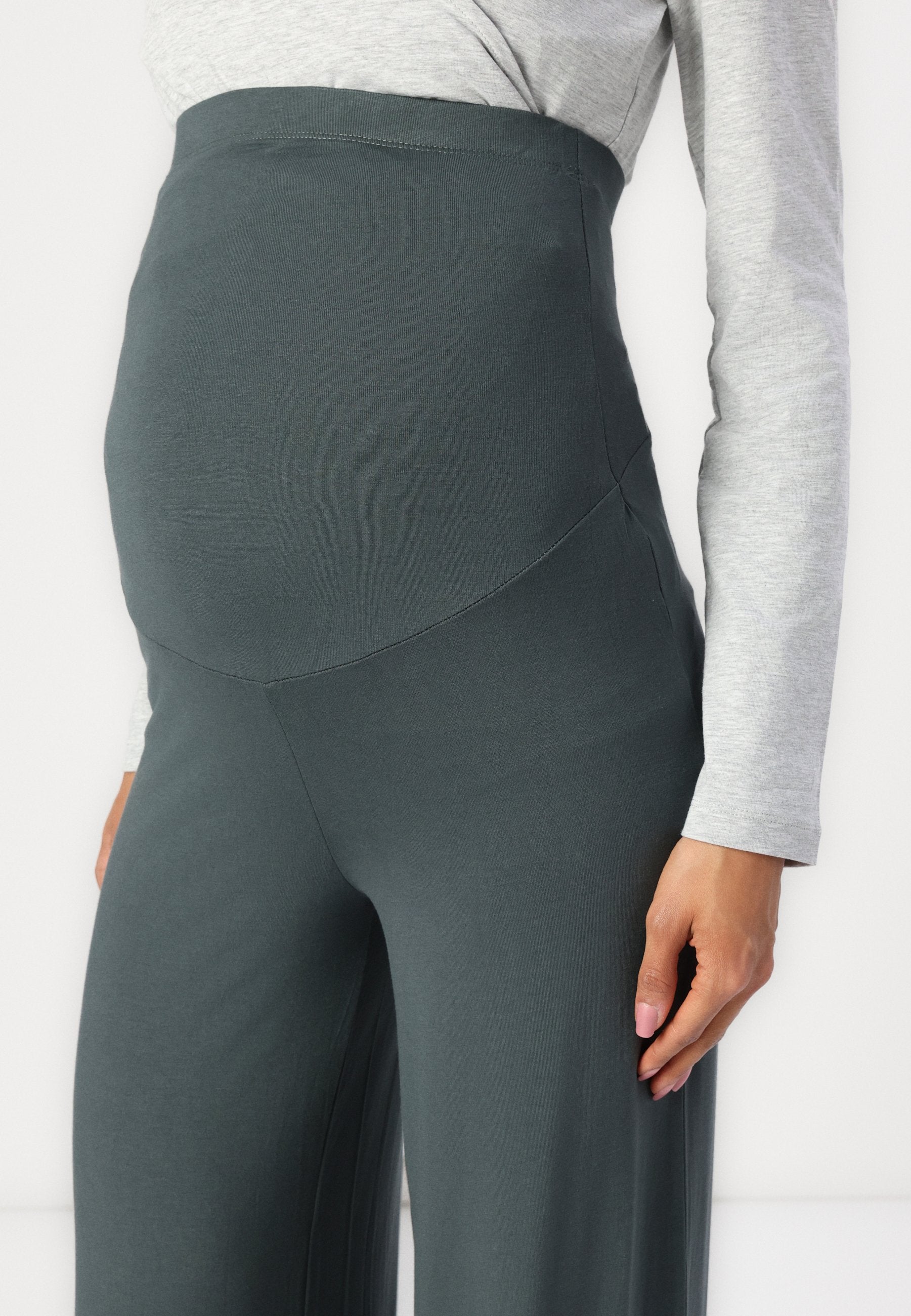  2 PACK - Tracksuit Bottoms - Dark Grey/dark Green