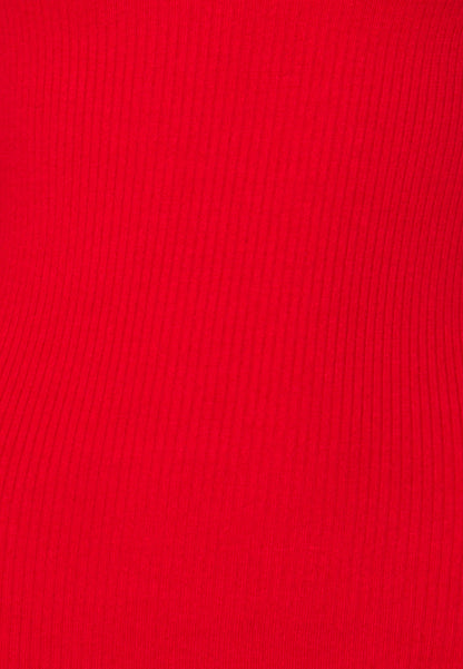 Anna Field Button Detail - Jumper -Red